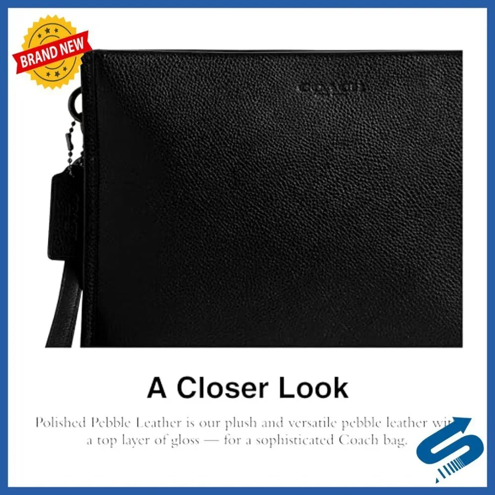 Leather Travel Pouch with Wrist Strap, Credit Card Slots, 12x8.5 Inch